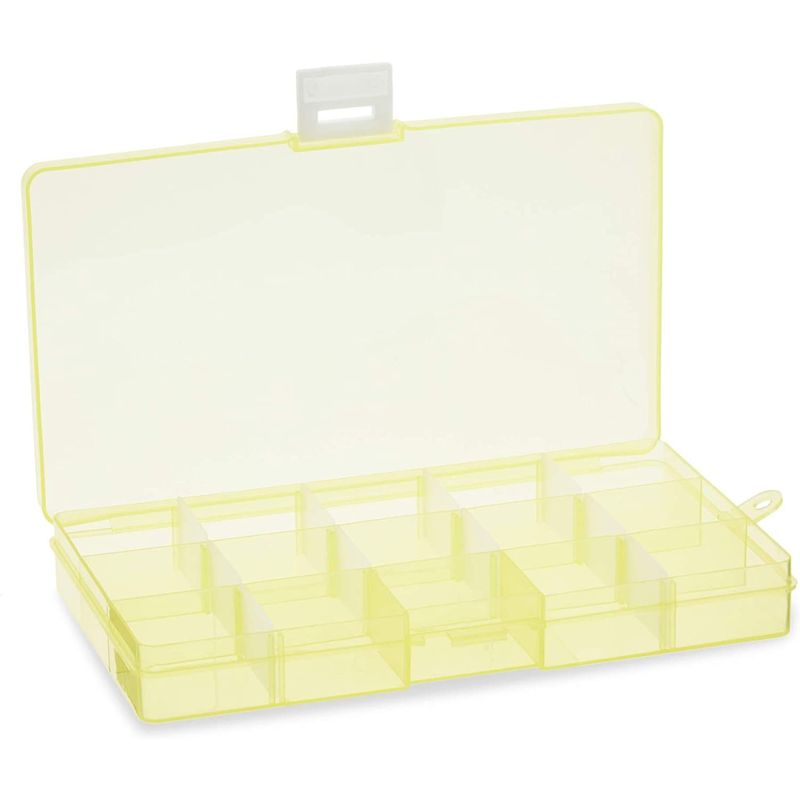 Bright Creations Plastic Bead Organizer Box with Dividers, Craft