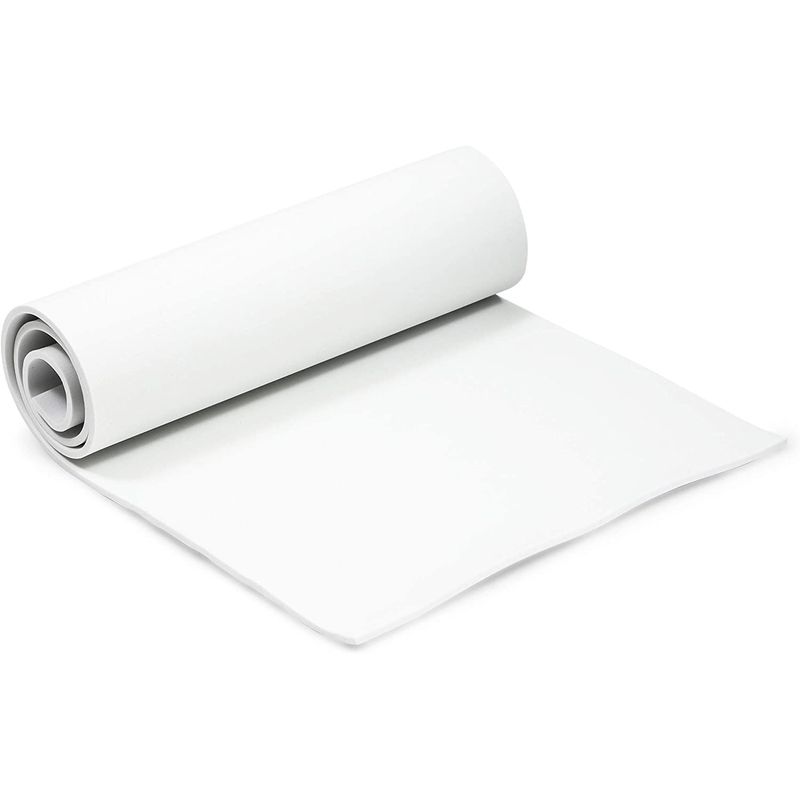 White EVA Foam Sheets Roll, for Cosplay, Costumes, Crafts, DIY Projects (5mm, 13.75 x 38.9 in)