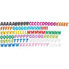 Glitter Foam Alphabet Letter Stickers for Kids, Self Adhesive, A-Z in 13 Colors (130 Pieces)