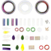 DIY Silicone Shaping Forms, Resin Jewelry Making Supplies (80 Pieces)