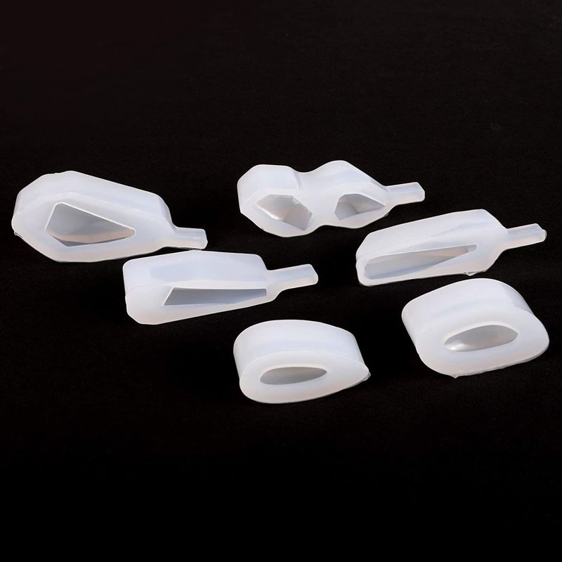 DIY Silicone Shaping Forms, Resin Jewelry Making Supplies (80 Pieces)