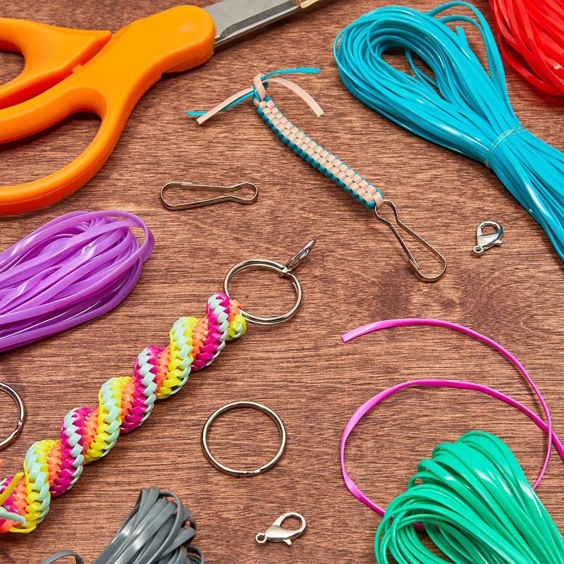 Lanyard Making Kit, Plastic String for Bracelets, Necklaces with Keych –  BrightCreationsOfficial