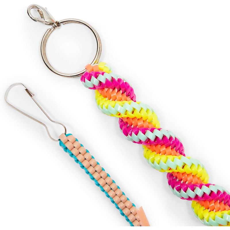 Plastic Lacing Cord Kit with Key Chain Rings, Hooks, Clasps, 10 Colors –  BrightCreationsOfficial