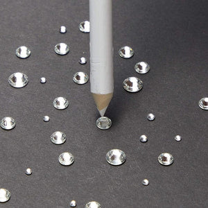 Hotfix Rhinestones Set with Dotting Pen and Tweezers for DIY Crafts (6036 Pieces)