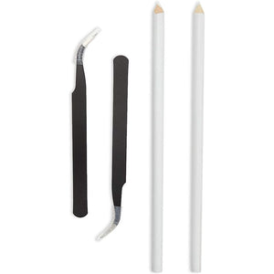 Hotfix Rhinestones Set with Dotting Pen and Tweezers for DIY Crafts (6036 Pieces)