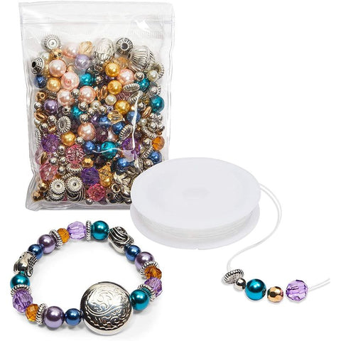 Claire Bracelet-kit & Tutorial-bridge bridge Bead ,seed Bead,crystal  Bead,baroque Beads Beaded Bracelets Kit-hobbyland 
