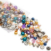 DIY Bracelet Making Kit with Beads and Elastic, 16 Bracelets (4 Colors)