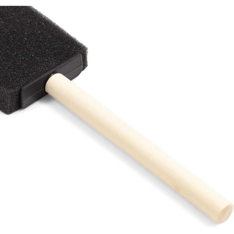 50pcs Sponge Brush Set 2 Size Foam Paint Brushes with Handle for Painting  DIY ♤