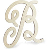 Unfinished Wooden Letter B for Crafts, Cursive Wood Letters (13 In)