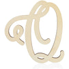 Wooden Letter Q for Crafts and Wall Decor (13 Inches)