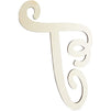 Wooden Monogram Alphabet Letters, Decorative Letter T (13 Inches)