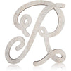 Wooden Monogram Alphabet Letters, Letter R for Crafts, Rustic Home Decor (13 in)