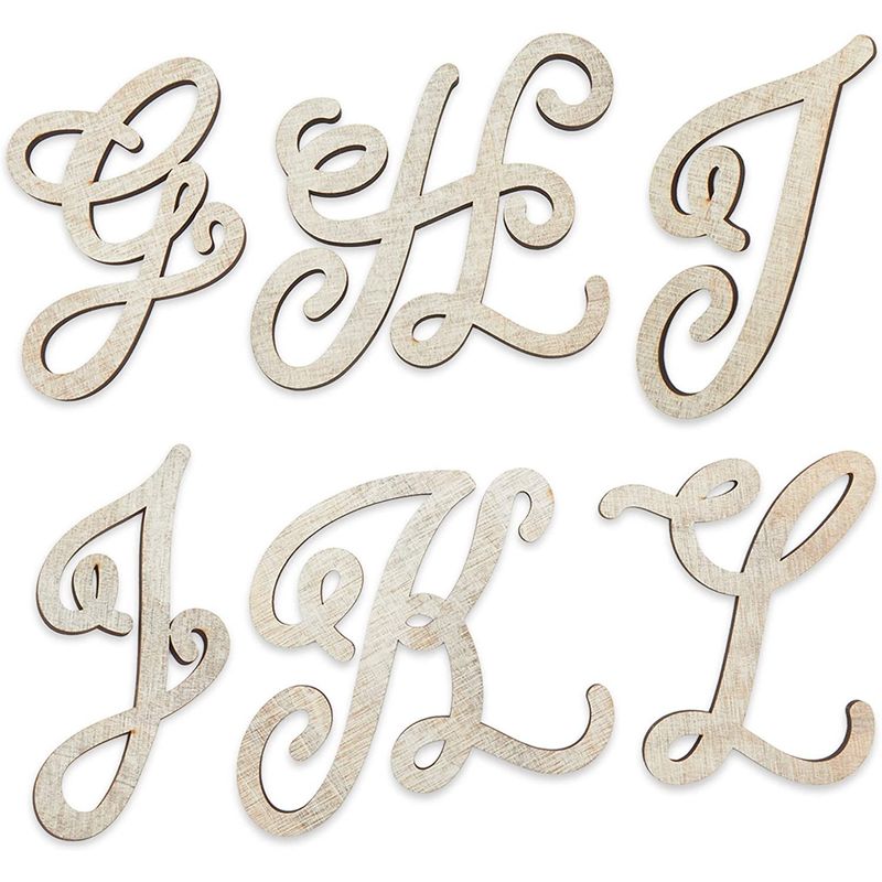 Letter Wood Embellishments Crafts  Wooden Letters Wooden Letters