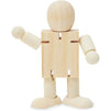 Unfinished Wooden Robot Figure for Crafts (4.5 x 4.3 x 1.5 in, 10 Pack)