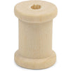 Empty Wooden Spools for Crafts (0.75 x 1 in, 50 Pack)