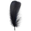 Black Goose Feathers for Crafts, Costumes, Decorations (3-4.5 in, 400 Pieces)