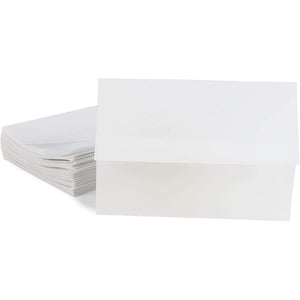 Vellum Paper Jackets for Wedding Invitations, Translucent (5 x 7 in, 100 Pack)