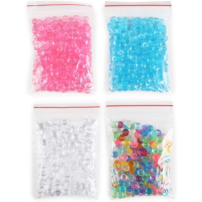 Unicorn DIY Slime Kit, with Foam Beads, Sequins Slices, and Glitter Jars (70 Pieces)