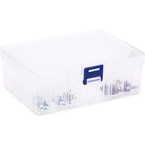 Diamond Painting Storage Container, Portable 46 Grid Bead Boxes (6.4 x 5 x 2 in)
