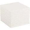 Blank Ceramic Tiles for Crafts, DIY Coasters, Unglazed (White, 4.25 In, 12 Pack)