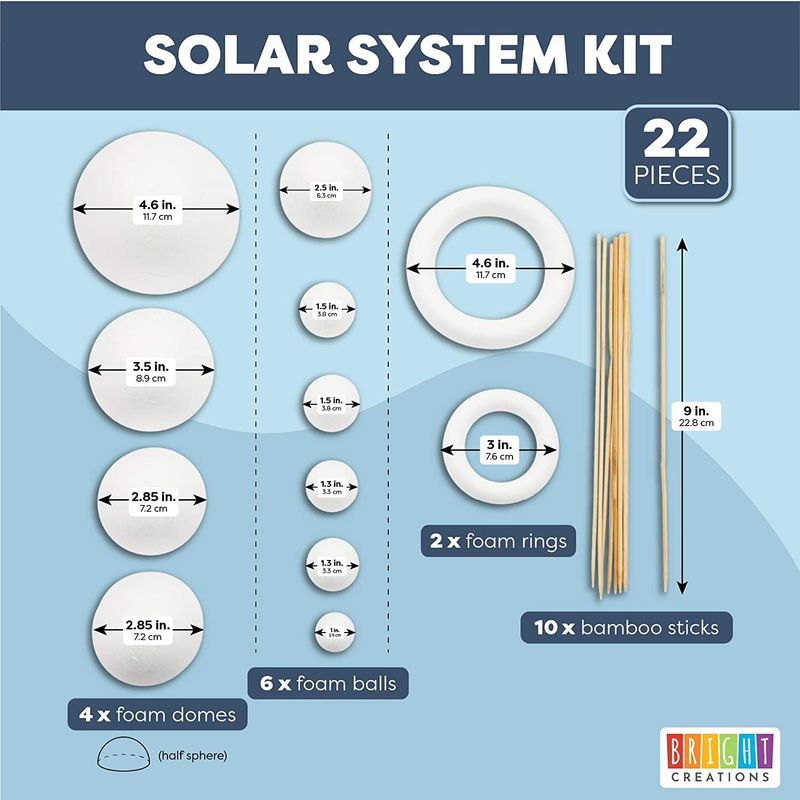 Solar System Ball Size