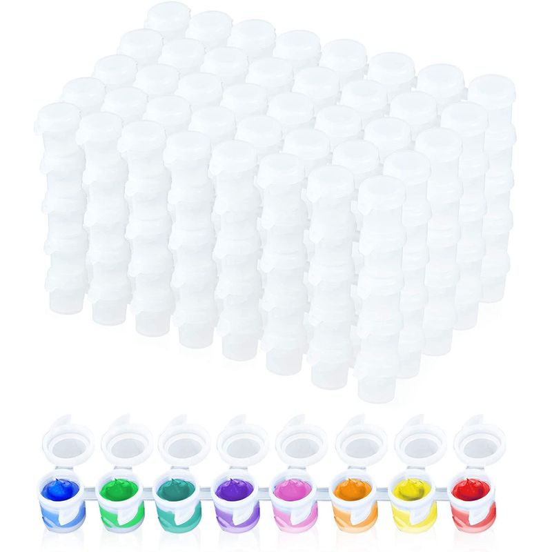 Empty Paint Pot Strips, Storage Containers (3 ml, 240 Pots, 30 Strips)