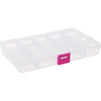 Bead Storage Containers, Organizer with Lids and Dividers (6.9 x 3.9 x 0.9 in, 6 Pack)