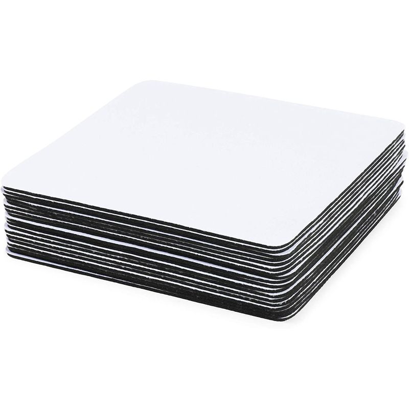 Blank Mousepads for Sublimation (9.6 x 7.9 in, White, 18 Pack)