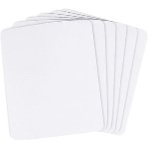 Blank Mousepads for Sublimation (9.6 x 7.9 in, White, 18 Pack)