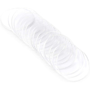Clear Acrylic Disks, Round Circles for Arts and Craft Supplies (1.5 Inches, 20 Pack)
