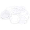 Clear Acrylic Disks, Round Circles for Arts and Craft Supplies (1.5 Inches, 20 Pack)