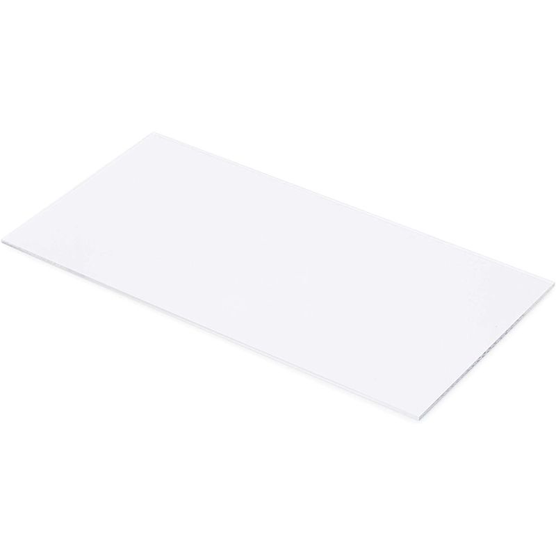 Clear Acrylic Sheets for Signs, Art, Crafts Supplies (12 x 6
