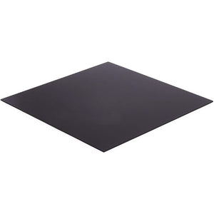 Black Acrylic Sheet, 3mm Blank Sign for Crafts Supplies (12 x 12 in, 2 Pack)