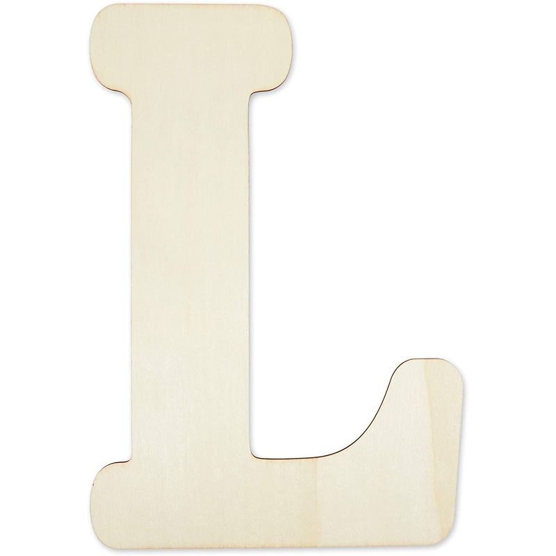Bright Creations Unfinished Wooden Letters for Crafts, Love (12 Inches, 4 Pieces)