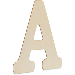 Bright Creations Unfinished Wooden Letters for Crafts, Family (12 Inches, 6 Pieces)