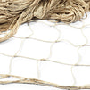 DIY Decorative Fishing Net, 24 Sea Shells, 52 Strings (79 x 79 in, 77 Pieces)