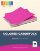 96 Piece Purple Fuchsia Cardstock Paper Craft Sheets Letter Size 8.5"x11" for Craft DIY Project