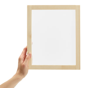 3 Pack Wood Silk Screen Printing Frame Kit for Beginners and Kids, 8x10 Wood Frame, 110 White Mesh