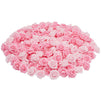 Artificial Roses in 2 Pink Colors, 2-Inch Faux Flower Heads for Crafts (200 Pack)