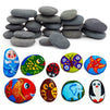 20 Pack Flat Rocks for Painting, Craft Kindness Stones for Kids Arts, River Pebbles DIY (2-3 in)
