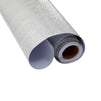Silver Glitter Contact Paper Roll for DIY Crafts, Peel and Stick Art Decal for Scrapbooking (17.7 In x 16.5 Ft)