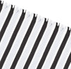 100 Pcs 3# Invisible Coil Zippers for Sewing Repair Kit Replacement, 18 in, Black and White