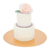 Foam Cake Dummies for Decorating, Display, 4 Tiers of 4" 6" 8" 10" Dummy Wedding Cake Rounds (14.4 Inches Tall)