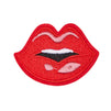 Lip Iron On Patches (30 Piece Set) Mouth Embroidered Applique, DIY Sew On Clothing, Backpacks, Hats, Jackets
