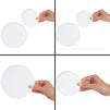 30 Craft Foam Circles with 30 Plastic Dowels (2 Sizes, 60 Pieces)