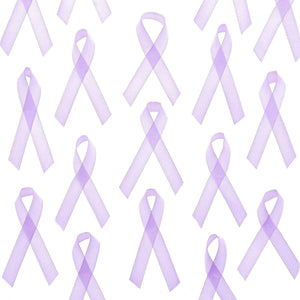 Bright Creations Awareness Ribbons with Pins, Lavender, 250 Pack
