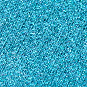 Rhinestone Stickers Glitter Sheet Self Adhesive Crystal Gem Sparkle Sticker, Teal Blue Stick on Bling Gift Wrap Paper for Craft, 12" x 16"
