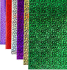 Bright Creations 72-Sheets Holographic Glitter Cardstock Paper 250 GSM (8.5 x 11 in, 6 Assorted Colors)