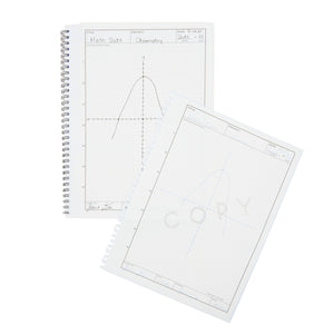 Carbonless Laboratory Notebook with 100 Sheets, Engineering Paper (8.5x11 In, 2 Pack)