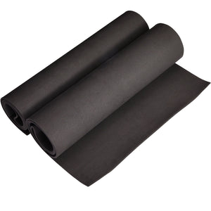 2-Pack EVA Foam Roll, 13.7x39-Inch 3mm Thick High-Density Foam Sheets for Arts and Crafts Supplies, Cosplay Costumes and Custom Crafted Armor, Formable Foam for Crafting (Black)